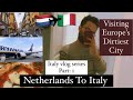 To Europe's most dangerous city || Netherlands to Italy || India Student in Europe || seewhatisee
