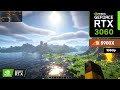 Minecraft: RTX 3060 12 GB + RYZEN 9 5900X (1080p  Distant Horizons)