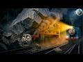 Henry Almost Crashed in the Dark… Thomas Shined the Light | Derailed by Rocks Fully Restored Tale