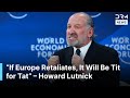 Howard Lutnick Warns Europe Against Retaliatory Tariffs Over Trump's Greenland Tariffs | AC1N