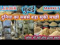 दुनिया का सबसे बडा सुकी मच्छी मार्केट/Dunia ka sabse bada mumbai| shivdi |sewri dry fish market 2023