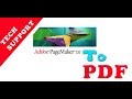 How to convert Pagemaker to PDF file offline 100%