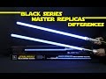 COMPARISON Master Replicas and Black Series Force Fx ANAKIN / LUKE 🔹 Skywalker Lightsaber Star Wars
