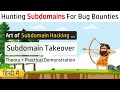 Subdomain Takeover Vulnerability | Hunting Subdomains for Bug Bounties In Hindi