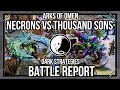 Necrons vs Thousand Sons 1000 Point 9th Edition Arks of Omen Battle Report + Warhammer 40K