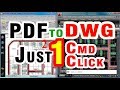 Convert PDF To DWG Editable AutoCAD Drawing | Auto cad Software Classes
