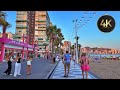 Benidorm, Spain (4K UHD) Crowded Streets, Scammers, And Beautiful Weather Walking Tour 2024