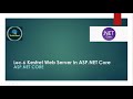 6- Kestrel Web Server in ASP.NET Core
