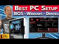 🛑 Get MAX FPS 🛑 How to Set Up PC After Build | Bios, Windows, Drivers | Best PC Setup