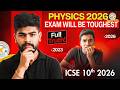 🔥 ICSE Physics 2026 Will Be the Toughest Paper Ever | Save Yourself Now | ICSE 10TH | ICSE 2026