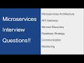 Microservices Interview Questions
