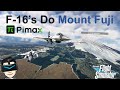 F-16 Formation across Japan with Pimax Crystal Light | Microsoft Flight Simulator