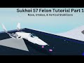 Plane Crazy Sukhoi 57 Felon Tutorial Part 1: Nose, Intakes, \u0026 Vertical Stabilzers