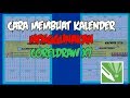 Cara Membuat Kalender Menggunakan Coreldraw x7