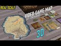 The Ultimate Video Game Map Size Comparison 3D - Real Scale