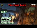 The Final Reich Speedrun Solo World Record 22:57:54 (with consumables)