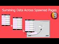 Calculating Sums Across Spawned Pages in Acrobat Pro DC