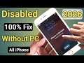 iphone is disabled contact to itunes fix | iphone is disabled contact to itunes without computer