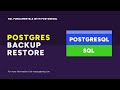 Backup and Restore a PostgreSQL Database | SQL Fundamentals with PostgreSQL