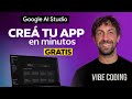 Google AI Studio: EASY and FREE tutorial to create your apps or websites without knowing how to p...