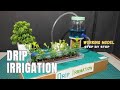Drip irrigation working model for school #dripirrigation #agriculture crafts with Nakul Sahu