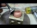 New design copper ring making ! How to make a copper ring jewelry