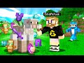 Minecraft Manhunt, But Shearing Drops OP Items...