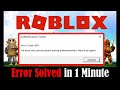 Roblox authentication failed  Error code 403 an error was encountered during authentication SOLVED