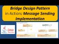 Bridge Design Pattern in Action: Message Sending Implementation