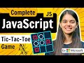 Lecture 9 : Tic Tac Toe Game in JavaScript | JS Project | JavaScript Full Course
