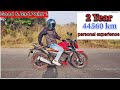 TVS RAIDER 125 || honest Ownership Review After 2 Year 44560km done ||