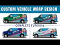 From Concept to Completion | Vehicle Design Tutorial for Eye-Catching Van Wraps in Adobe Illustrator