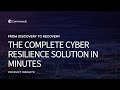 From Discovery to Recovery: The Complete Cyber Resilience Solution in Minutes