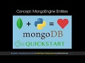 MongoDB and Python Quickstart (6/21): Concept: mongoengine entities