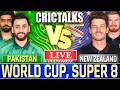 🔴 Live: PAK v NZ, T20 World Cup 2026, Cricket Live Match Today Scores \u0026 Commentary, Last 8 Overs