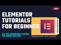 Elementor Tutorial For Beginners 2024 | Elementor Tutorial In Hindi