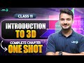 Introduction to 3d class 11 One Shot | NCERT Class 11th Maths Full Chapter-11 Revision