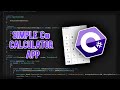 Making Simple Calculator App in C# With Windows Forms!