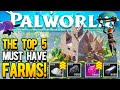 PALWORLD - Don't Skip On The 5 Most Important FARMS \u0026 Base Locations! (Palworld Tips \u0026 Tricks)