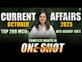 October 2025 Current Affairs | Top 200 MCQs | Parcham Classes Monthly CA by Richa Ma’am