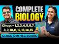 Class 12 Biology Full Syllabus 2026 | Chapter 1 to 15 Complete महा-Revision HSC Board By Tapi Miss
