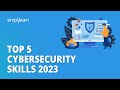 🔥 Top 5 Cybersecurity Skills 2023 | Cybersecurity Skills for Beginners 2023 | Simplilearn