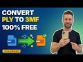 Quick Guide: Convert PLY to 3MF Online Without Software