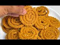 परफेक्ट माप के साथ गेहू के आटे से बनाये एकदम खस्ता चकली | Wheat Flour Chakli Recipe #chakli #diwali