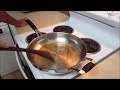 Making a stainless steel pan non-stick