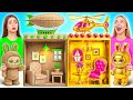We Build Amazing Doll House for Labubu | Rich vs Broke Funny Decoration Ideas by Multi DO Smile