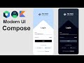 Jetpack compose UI Challenge - building a modern login screen with Jetpack Compose
