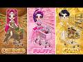 Huntrix Glow Up in Cardboard, Golden \u0026 Fluffy Shopping Supermarket Fashion | DIY Fashion Paper Dolls