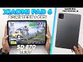Xiaomi Pad 6 - BGMI Test with FPS 🔥 (SD870 Ka Sach)