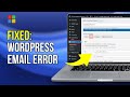 How to Fix WordPress Not Sending Emails Issue - SMTP Tutorial 2024 (Easy)